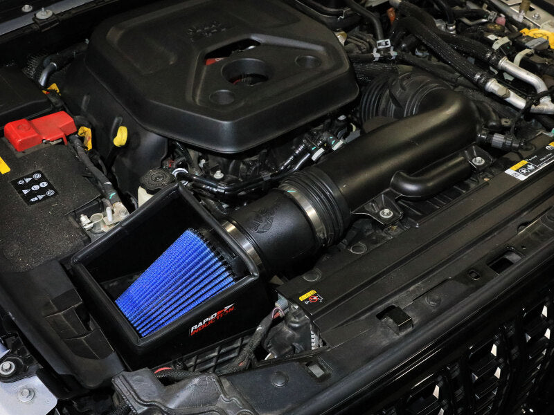 aFe 24-26 Jeep Wrangler JL L4-2.0L Rapid Induction Cold Air Intake System w/ Pro 5R Filter Cold Air Intakes aFe