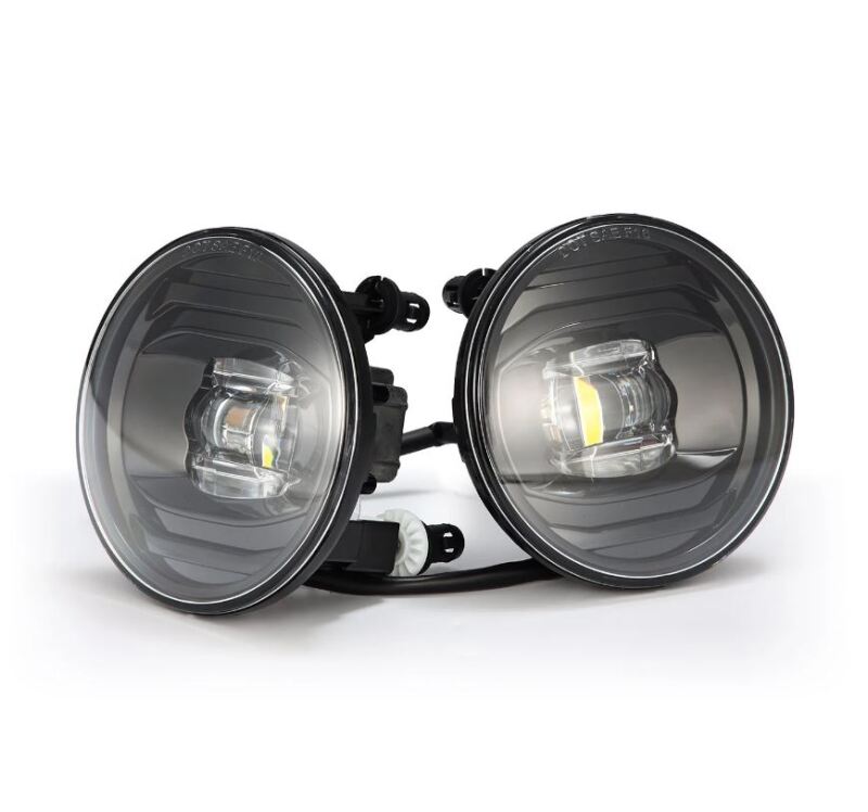 AlphaRex Universal Chevrolet/GMC/Pontiac DoubleTap Dual Color LED Projector Fog Lights - White/Amber Fog Lights AlphaRex