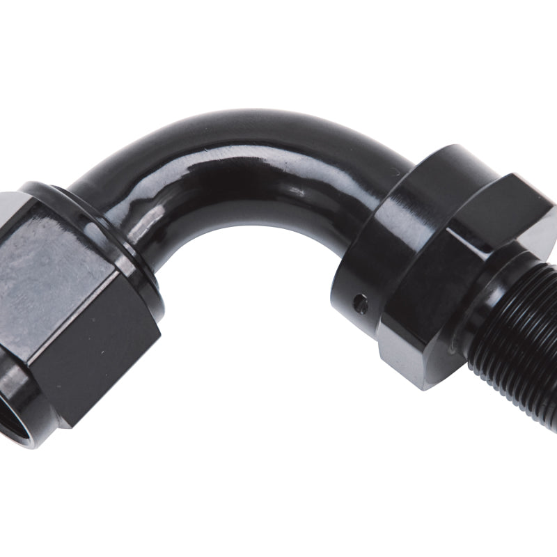 Russell Performance -6 AN 90 Degree Hose End Without Socket - Black Fittings Russell