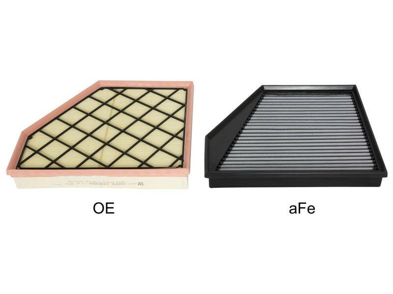 aFe Magnum FLOW Pro DRY S OE Replacement Filter 2016 Chevrolet Camaro SS V8 6.2L Air Filters - Direct Fit aFe