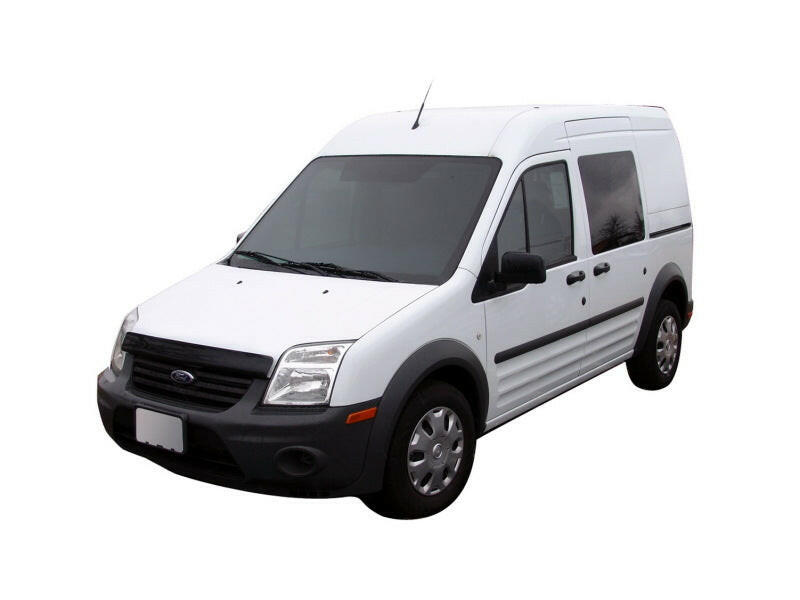 AVS 10-13 Ford Transit Connect Bugflector Medium Profile Hood Shield - Smoke Stone/Bug Deflectors AVS