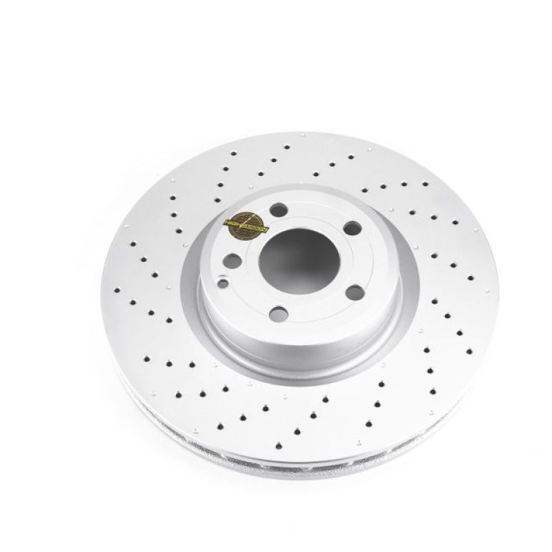Power Stop 15-16 Mercedes-Benz SL400 Front Evolution High Carbon Geomet Coated Rotor Brake Rotors - OE - Cryo PowerStop