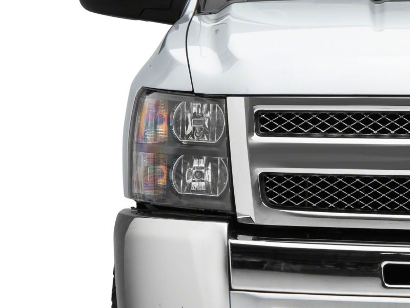 Raxiom 07-13 Chevrolet Silverado 1500 Euro Headlights- Black Housing (Clear Lens) Headlights Raxiom