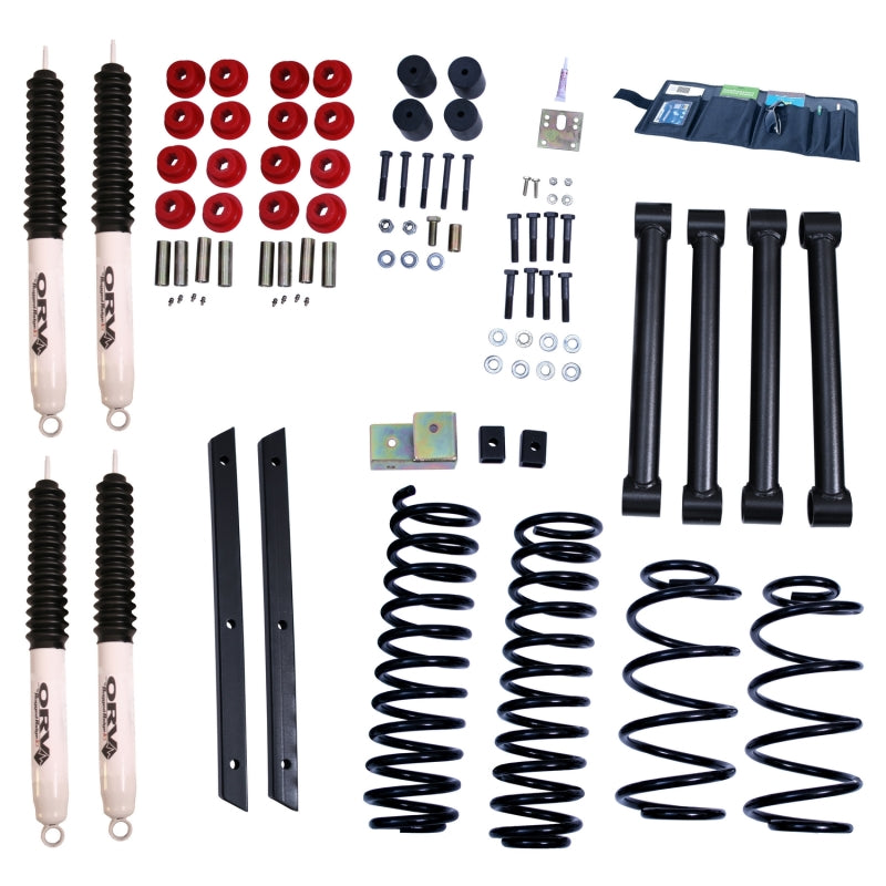 Rugged Ridge 2in Lift Kit with Shocks 03-06 Jeep Wrangler TJ Lift Kits Rugged Ridge
