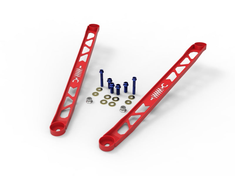 aFe CONTROL 304 Stainless Steel Front Suspension Strut Brace Red - Toyota GR Supra (A90) 20-21 Strut Bars aFe
