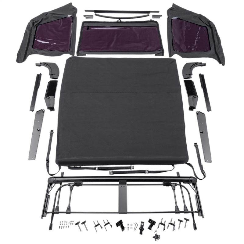Rugged Ridge 97-06 Wrangler TJ Voyager Soft Top 2DR - Black Diamond Soft Tops Rugged Ridge
