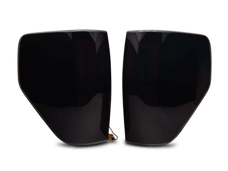 Raxiom 09-14 Ford F-150 Styleside Axial Series LED Tail Lights w/ Halo- Blk Housing (Smoked Lens) Tail Lights Raxiom