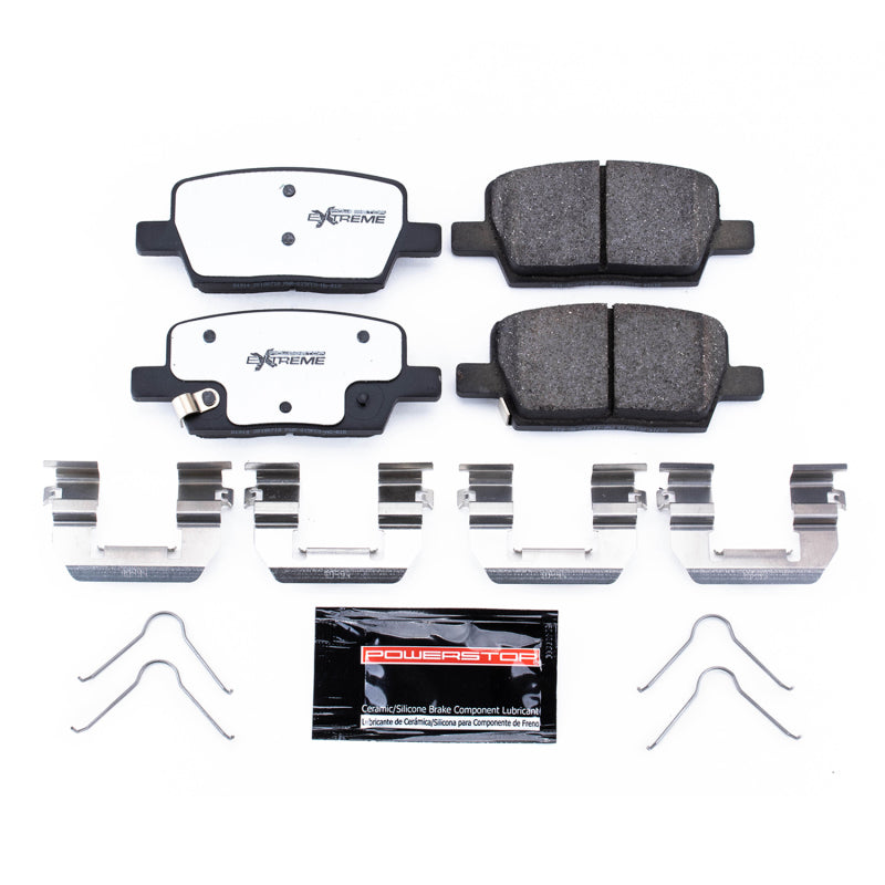 Power Stop 18-19 Buick Enclave Rear Z26 Extreme Street Brake Pads w/Hardware Brake Pads - Performance PowerStop