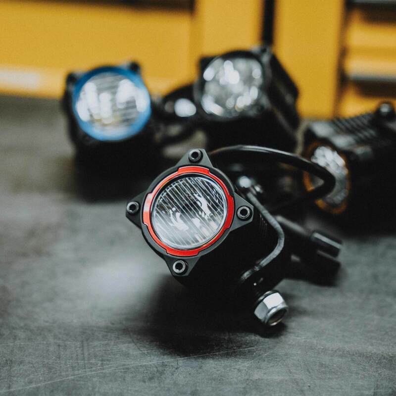 KC HiLiTES FLEX ERA 1 (Single Bezel Ring) - Red Light Accessories and Wiring KC HiLiTES