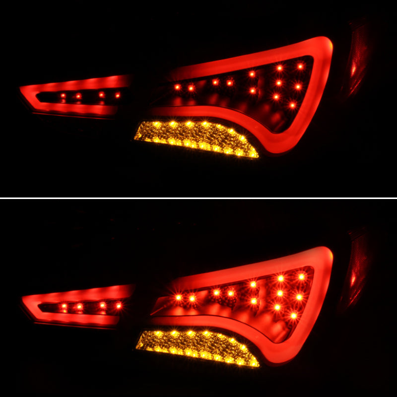 Spyder Hyundai Sonata 11-13 LED Tail Lights Light Bar Black ALT-YD-HYSON11-LED-BK Tail Lights SPYDER