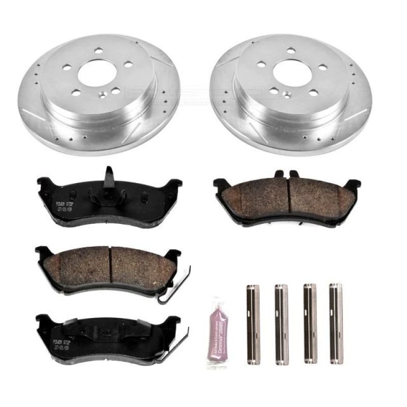 Power Stop 98-03 Mercedes-Benz ML320 Rear Z23 Evolution Sport Brake Kit Brake Kits - Performance D&S PowerStop