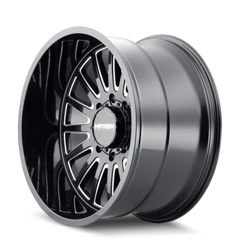 Mayhem 8114 Utopia 20x9 / 8x170 BP / 0mm Offset / 125.2mm Hub Black w/ Milled Spokes Wheel Wheels - Cast Mayhem