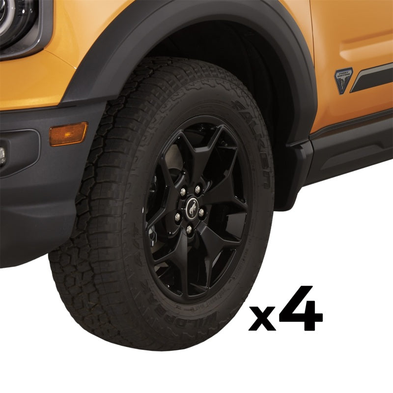 Ford Racing 21-22 Bronco Sport 17 Wheel Kit - Gloss Black Wheels - Cast Ford Racing