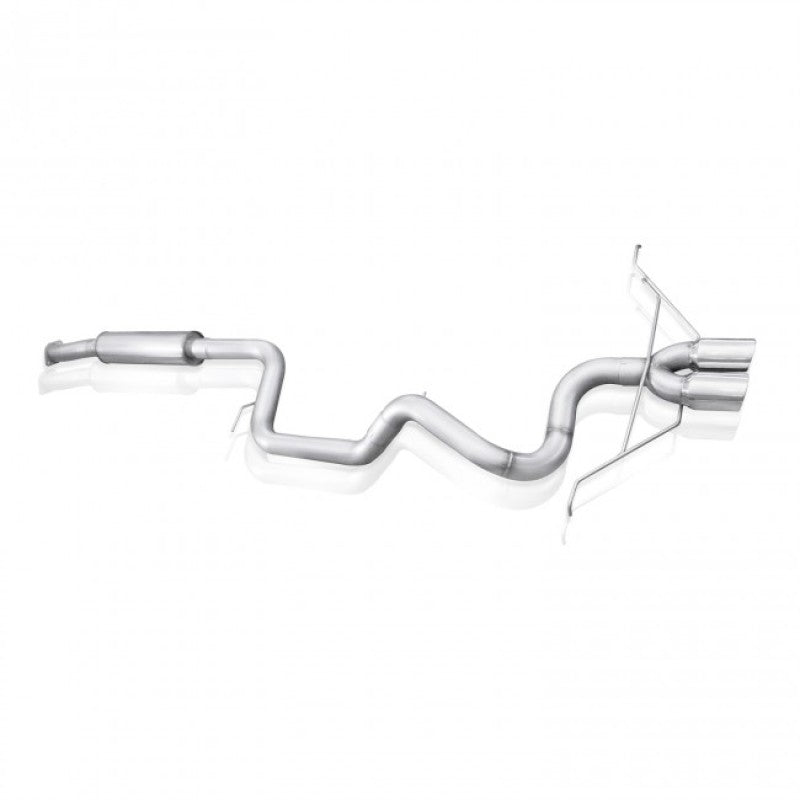 Stainless Works 2013-18 Ford Focus ST 3in Catback Vintage Round Muffler 4in Tips Headers & Manifolds Stainless Works