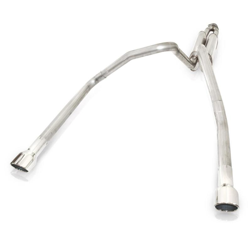 Stainless Works 2006-09 Trailblazer SS 6.0L 2-1/2in S-Tube Exhaust X-Pipe Center Bumper Exit Catback Stainless Works
