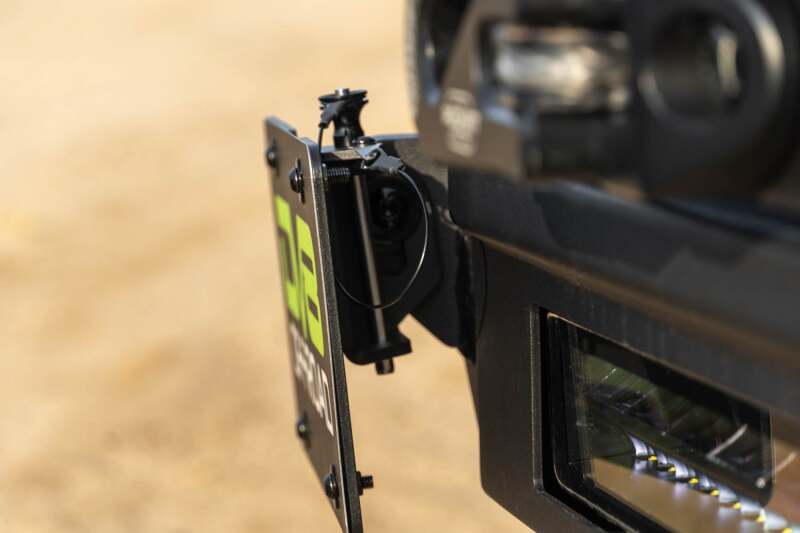DV8 Offroad Universal Quick Release D-Ring License Plate Mount License Plate Relocation DV8 Offroad