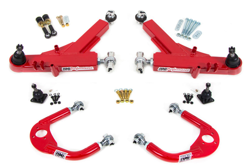 UMI Performance 93-02 GM F-Body A-Arm Kit Road Race Boxed Lower + Adj Upper Control Arms UMI Performance