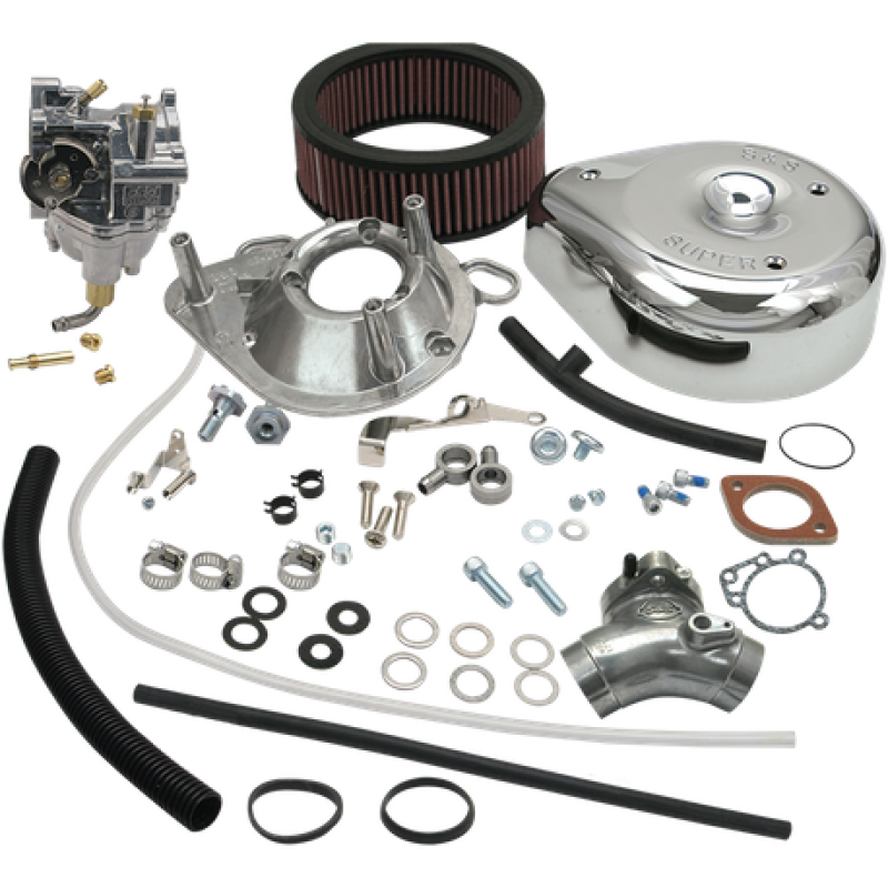S&S Cycle 99-05 BT Models Super E Carburetor Kit Carburetor Rebuild Kits S&S Cycle