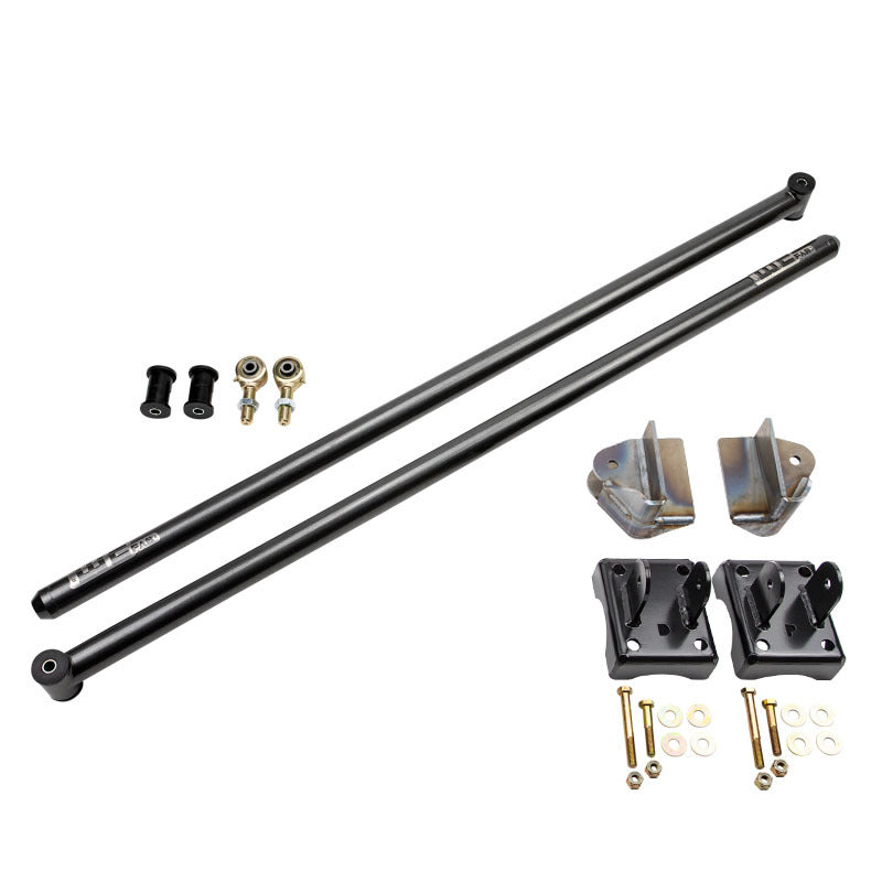 Wehrli 2011-2022 Ford Power Stroke SCLB & CCLB 68in Traction Bar KIT - Fine Texture Black Suspension Arms & Components Wehrli
