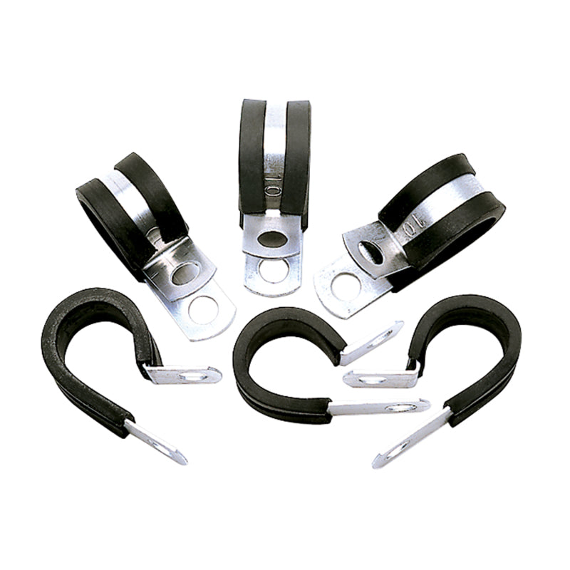 Russell Performance Cushion Clamps - Holds -8 AN Hose (6 pcs.) Clamps Russell