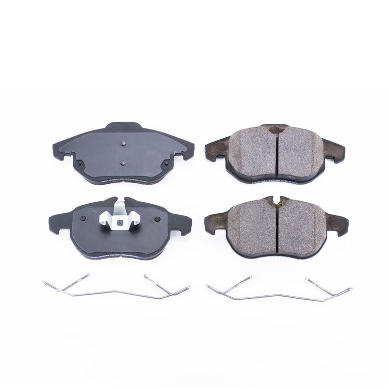 Power Stop 06-09 Saab 9-3 Front Z17 Evolution Ceramic Brake Pads w/Hardware Brake Pads - OE PowerStop