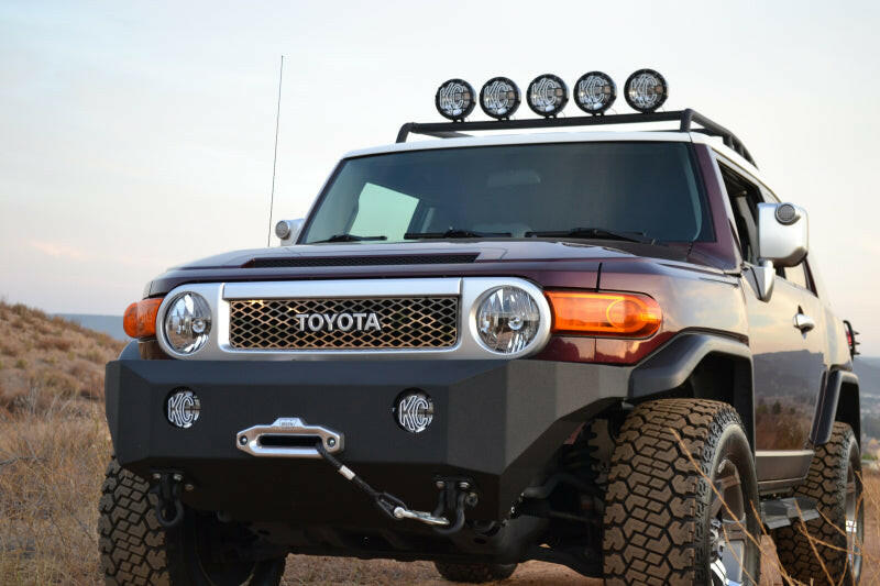 Body Armor 4x4 07-14 Toyota FJ Cruiser Pro Series Front Winch Bumper Bumpers - Steel Body Armor 4x4