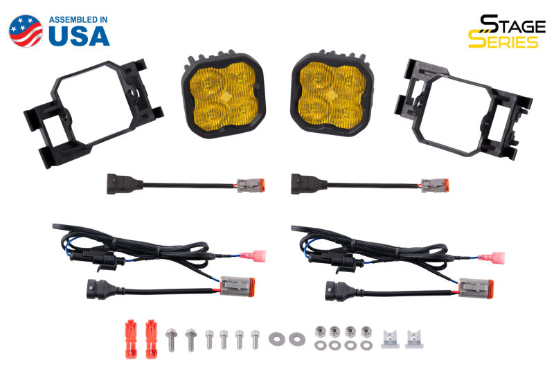Diode Dynamics SS3 Sport Type X Kit ABL - White SAE Fog Light Accessories and Wiring Diode Dynamics