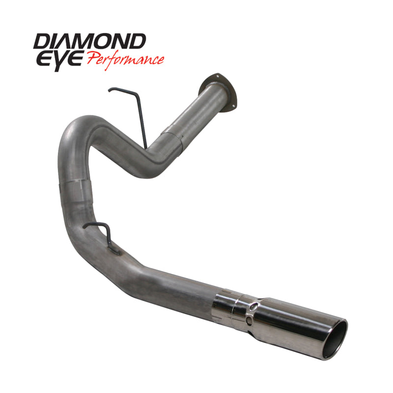 Diamond Eye KIT 4in DPF-BACK Single SS 07.5-10 CHEVY 6 6L 2500/3500 PCKGD BX46X14X14OD EL-PL DPF Back Diamond Eye Performance