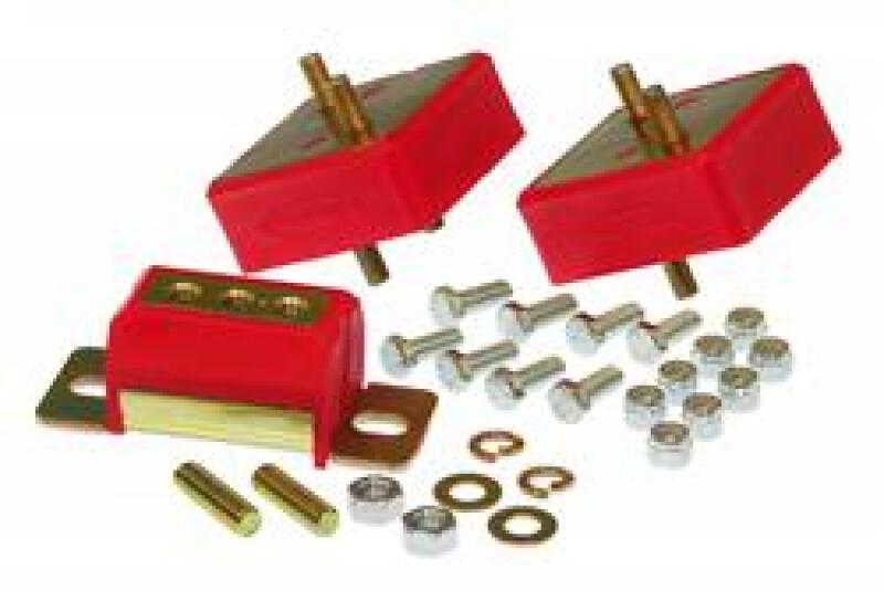 Prothane Jeep Motor & Trans Mount Kit - Red Bushing Kits Prothane