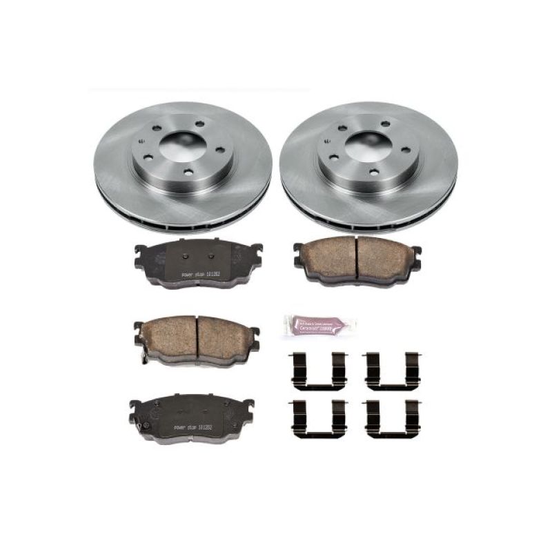 Power Stop 98-02 Mazda 626 Front Autospecialty Brake Kit Brake Kits - OE PowerStop