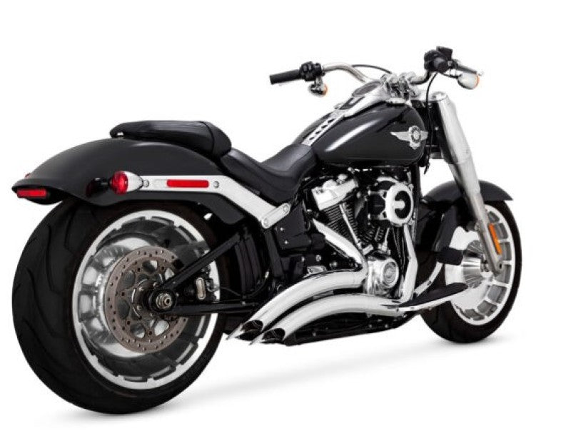 Vance & Hines HD Fatboy/Brkout 18-22 Big Radius 2-2 Chrome PCX Full System Exhaust Powersports Exhausts Vance and Hines