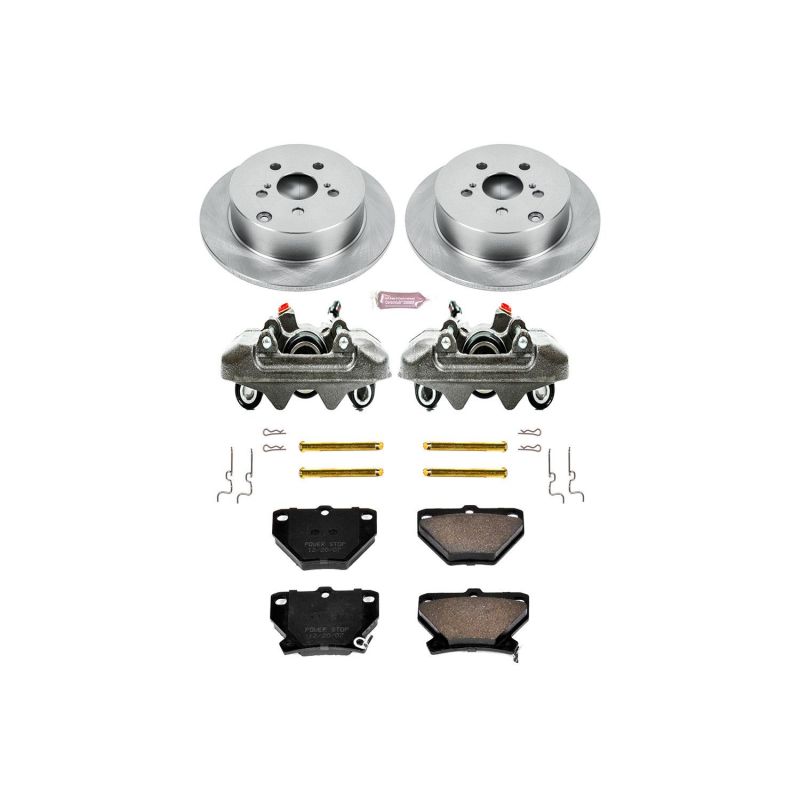 Power Stop 03-06 Pontiac Vibe Rear Autospecialty Brake Kit w/Calipers Brake Kits - OE PowerStop