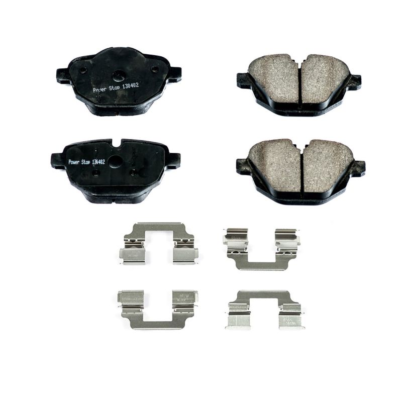 Power Stop 11-16 BMW 528i Rear Z17 Evolution Ceramic Brake Pads w/Hardware Brake Pads - OE PowerStop