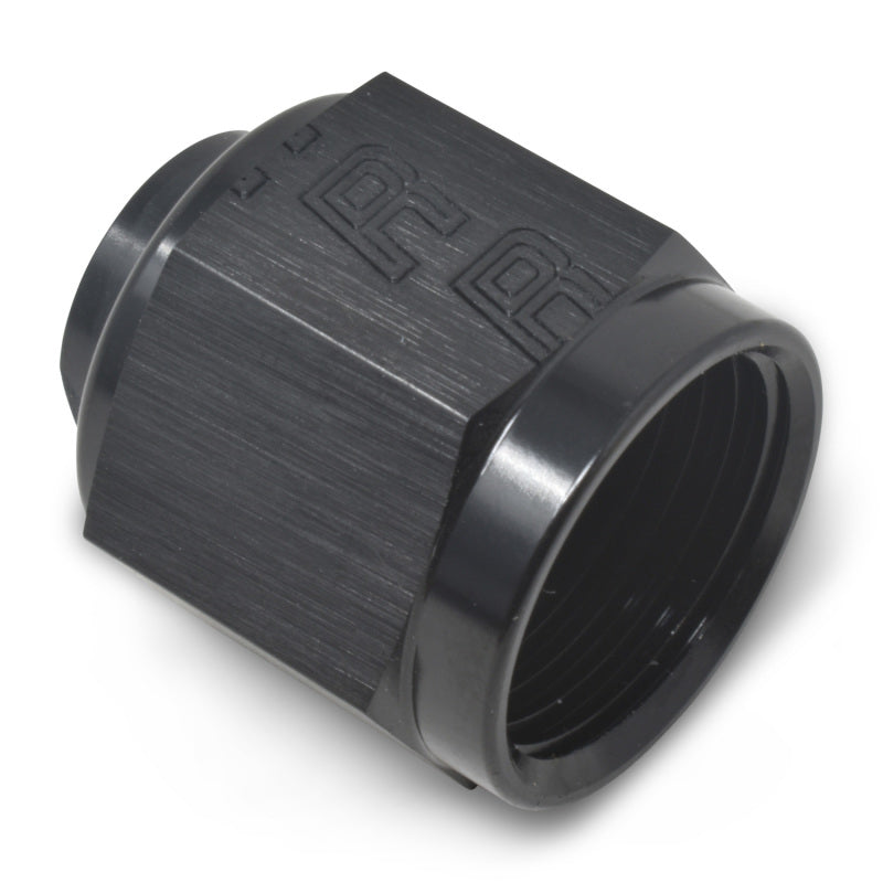 Russell Performance -12 AN Flare Cap (Black) Fittings Russell