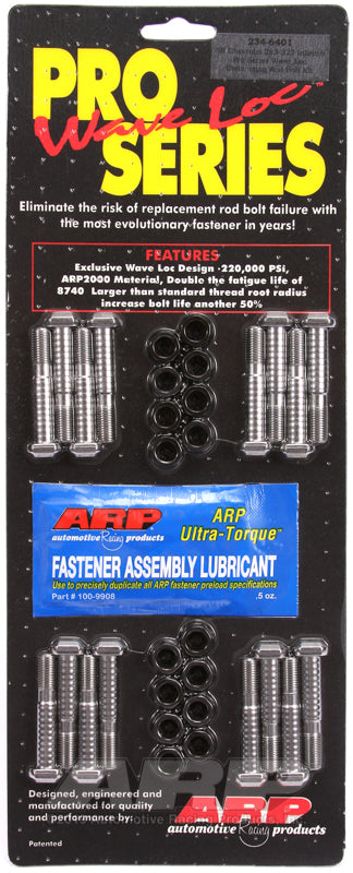 ARP SB Chevy 283-327 & Inline 6 wave-loc rod bolt kit Rod Bolt Kits ARP