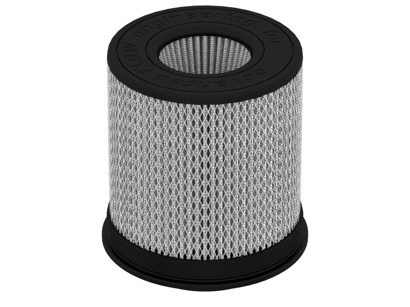 aFe Momentum Pro DRY S Replacement Air Filter 5-1/2in F x 8in B x 8in T (Inv) x 9in H Air Filters - Universal Fit aFe
