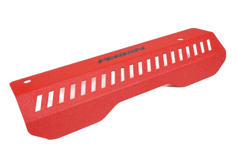 PERRIN 22-25 Subaru WRX Pulley Cover - Red (SHORT - For Use w/PERRIN AOS) Engine Covers Perrin Performance