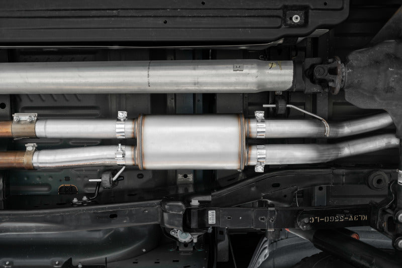 MBRP 17-20 Ford F-150 Raptor 3.5L Ecoboost Dual Rear Exit T409 3in Resonater Back Exhaust System Catback MBRP