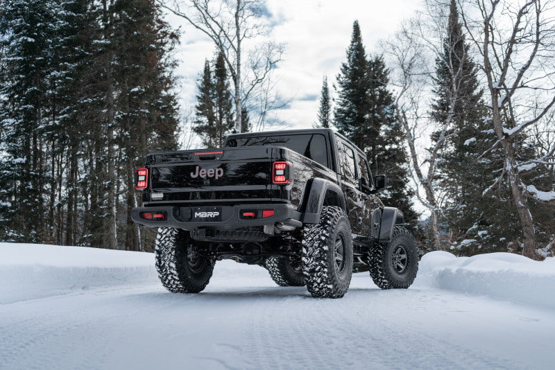 MBRP 2021+ JEEP Gladiator JT 3.0L EcoDiesel XP Series T304SS 3in Filter Back w/ Rear Turn Down DPF Back MBRP