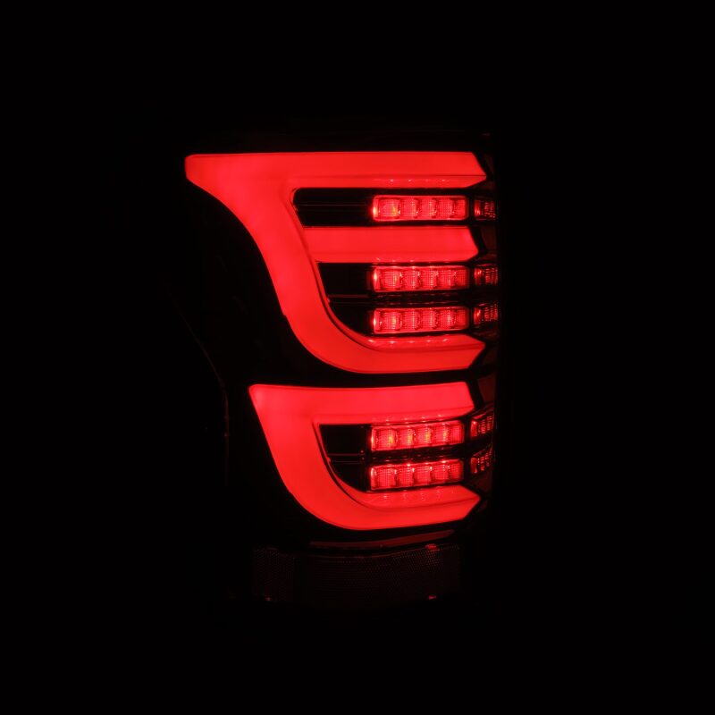 AlphaRex 07-13 Toyota Tundra LUXX-Series LED Tail Lights Alpha-Black Tail Lights AlphaRex