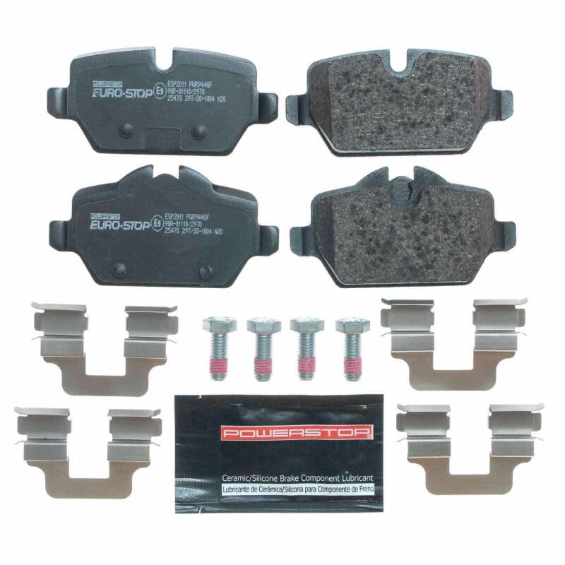 Power Stop 13-16 Mini Cooper Paceman Euro-Stop ECE-R90 Rear Brake Pads Brake Pads - OE PowerStop