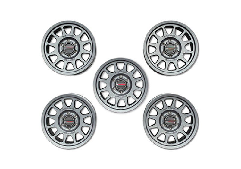 Ford Racing Bronco 17x8.5in Method Wheel & Center Cap - Gray Wheels - Cast Ford Racing
