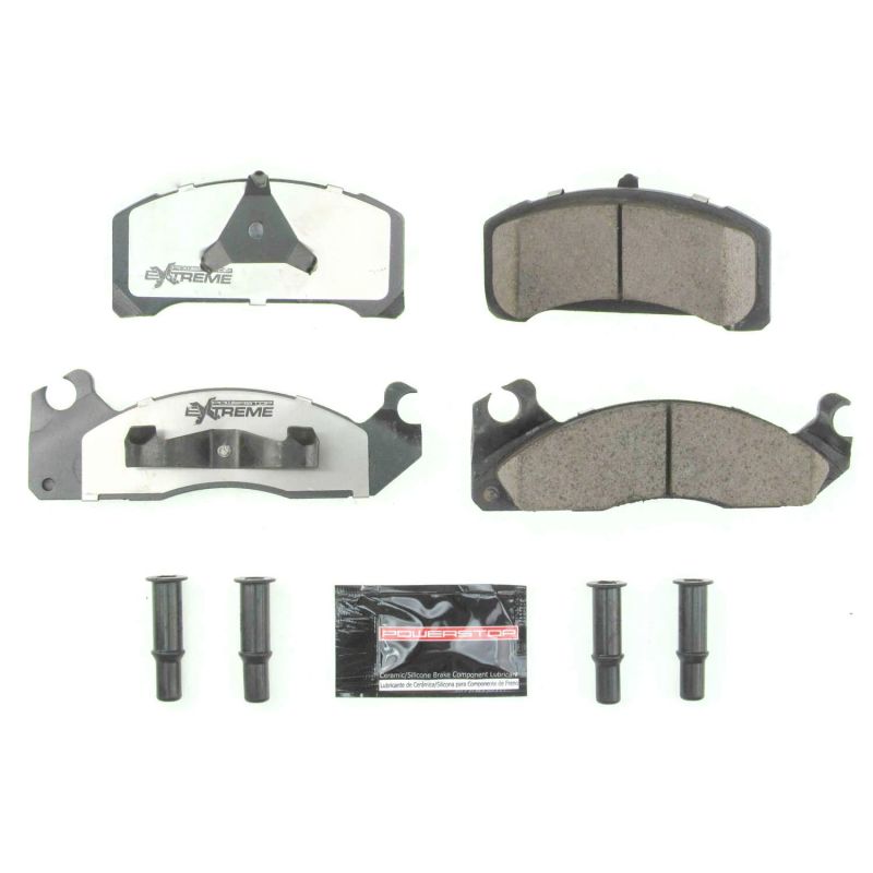 Power Stop 1983 Ford Fairmont Front Z26 Extreme Street Brake Pads w/Hardware Brake Pads - Performance PowerStop