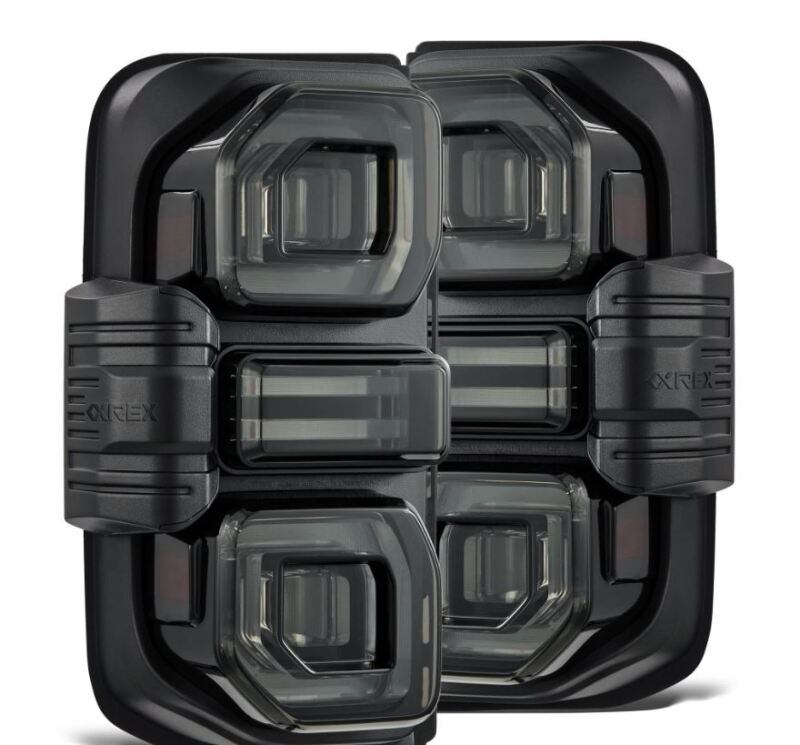 AlphaRex 21-24 Ford Bronco NOVA LED Tail Lights - Alpha-Black Tail Lights AlphaRex