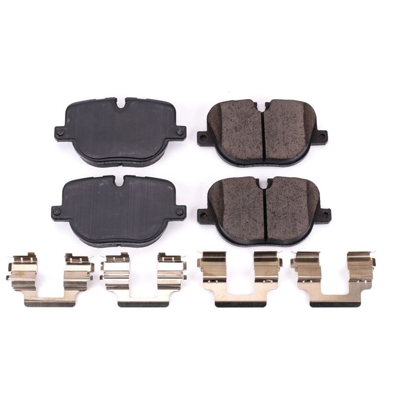 Power Stop 10-12 Land Rover Range Rover Rear Z17 Evolution Ceramic Brake Pads w/Hardware Brake Pads - OE PowerStop