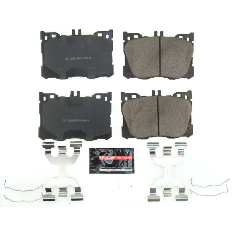 Power Stop 17-18 Mercedes-Benz C43 AMG Front Z23 Evolution Sport Brake Pads w/Hardware Brake Pads - Performance PowerStop