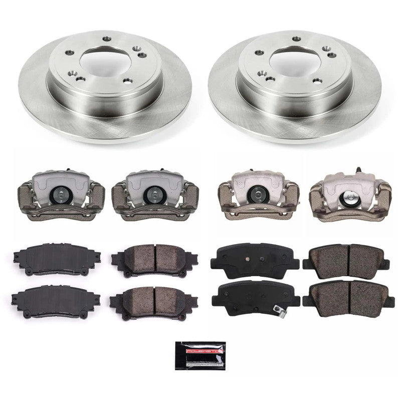 Power Stop 2016 Hyundai Veloster Rear Autospecialty Kit w/Calipers Brake Kits - OE PowerStop