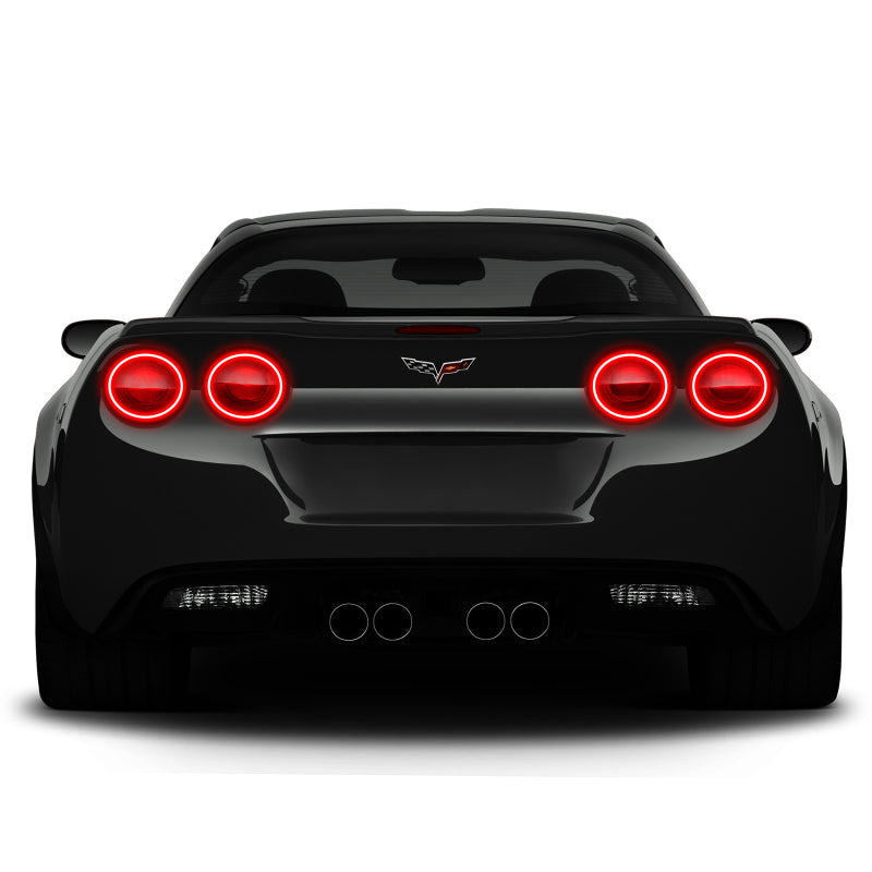 Oracle Chevy Corvette C6 05-13 LED Waterproof Afterburner Kit - Red Fog Lights ORACLE Lighting