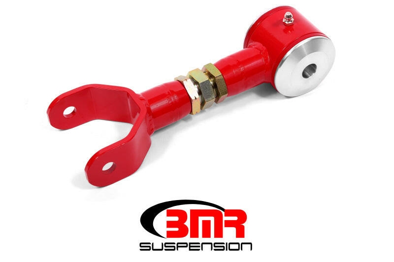 BMR 11-14 S197 Mustang Upper Control Arm On-Car Adj. (Polyurethane) - Red Control Arms BMR Suspension