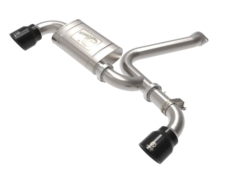 aFe 22-23 Hyundai Kona N L4 2.0L (t) Takeda 3in SS Axle-Back Exhaust System w/ Black Tips Axle Back aFe